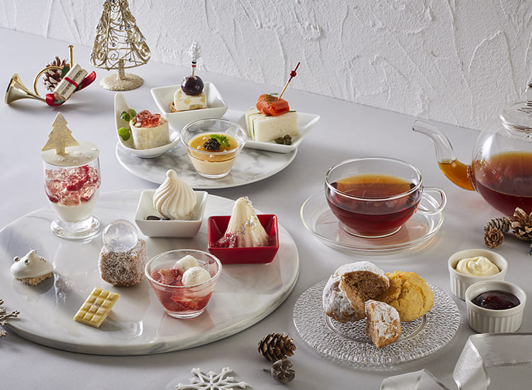 Snowy Christmas Afternoon Tea